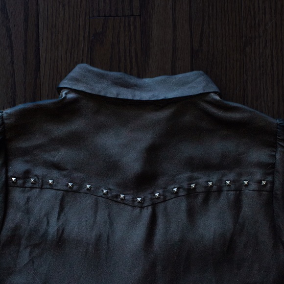 SCOTCH & SODA SLEEVELESS BLOUSE | BLACK | SIZE PETITE (XS) - Picture 6 of 6